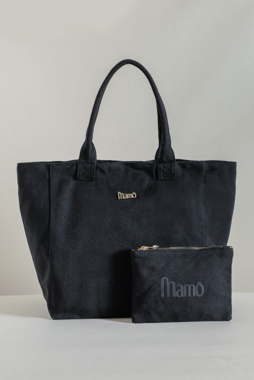 Shopping Bag Lona Cool Preto