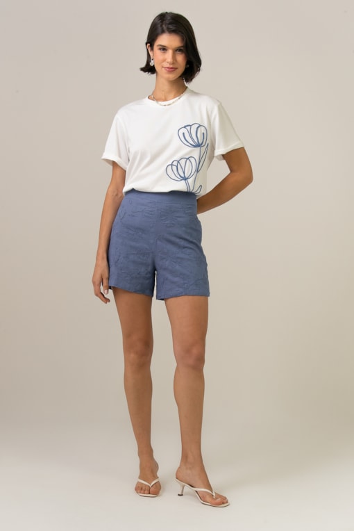 Shorts Verbena Azul