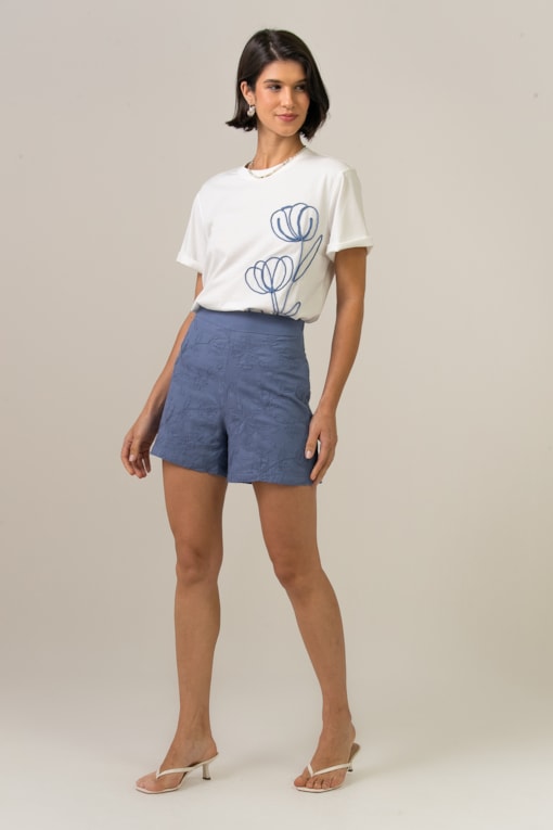 Shorts Verbena Azul
