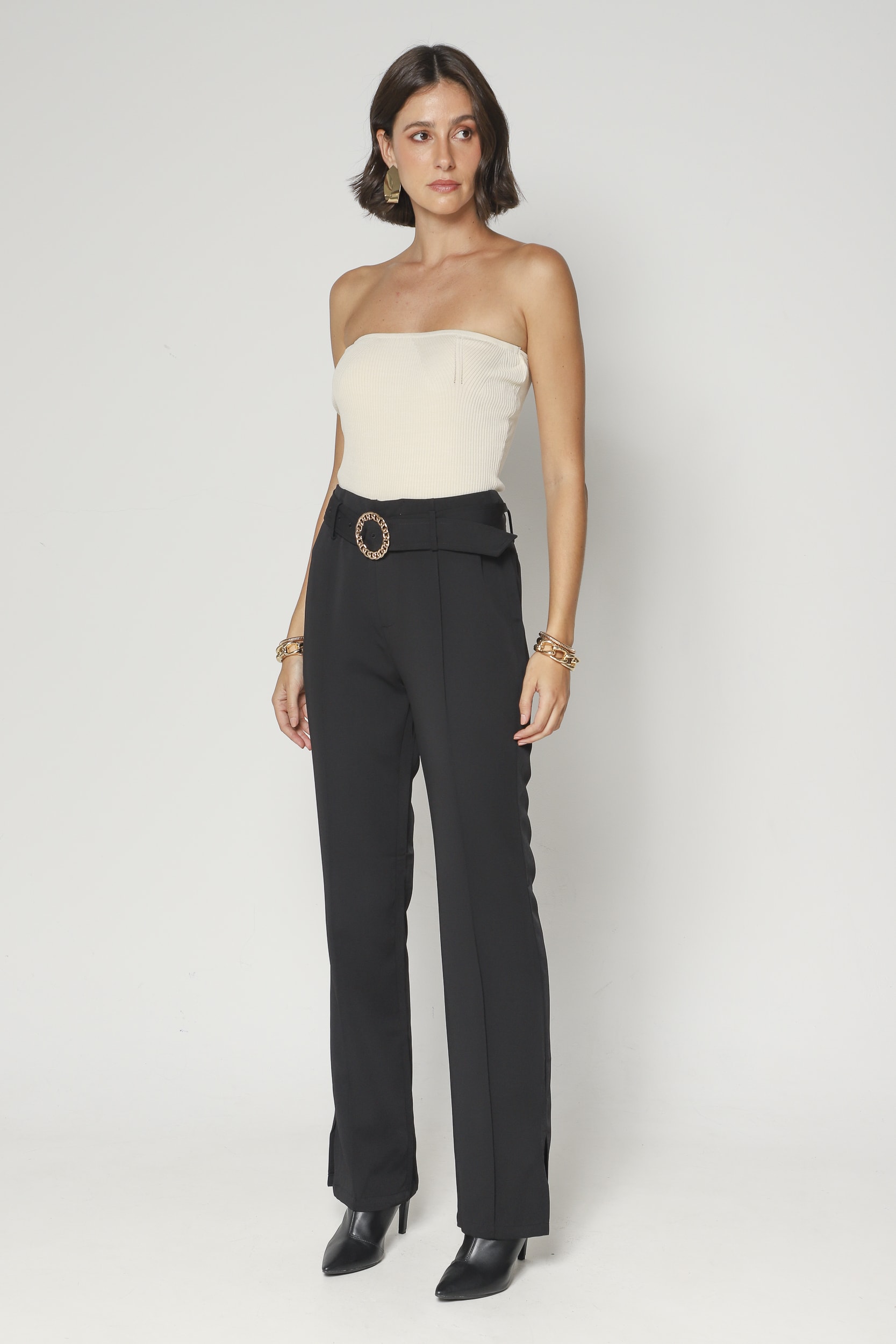 Tricot Tomara Que Caia  Off-white