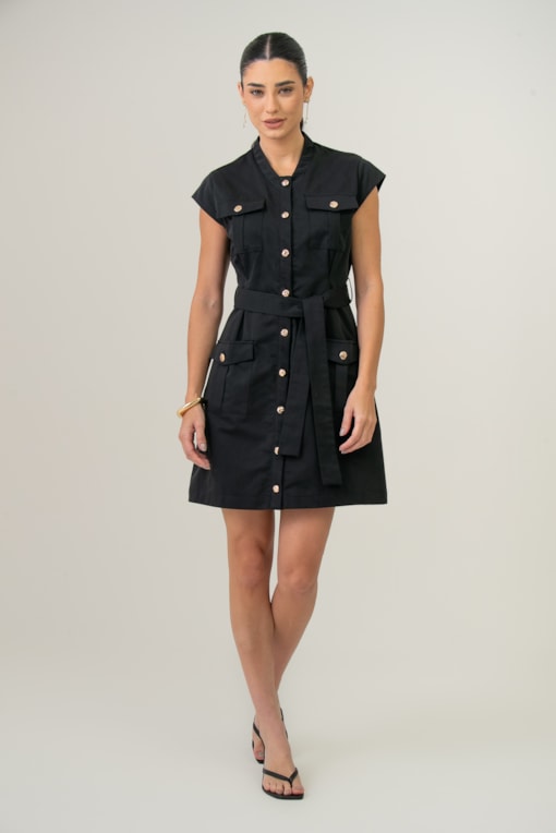 Vestido Curto Juliette Preto
